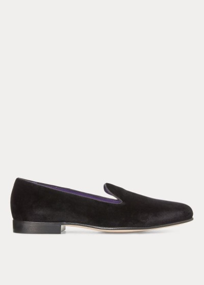 Men's Ralph Lauren Alonzo Velvet Slippers | 354179VHF